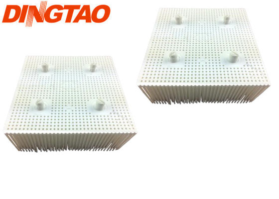 For GT5250 S5200 Cutter Parts Bristle 1.6'' Poly - Round Foot - White 92910002