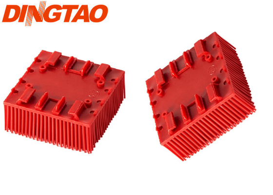 Đối với Lectra Vector 2500 VT2500 Bộ phận cắt 130298 703493 Khối chải nylon màu đỏ